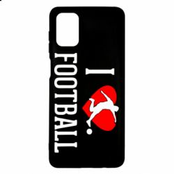Чохол для Samsung M51 I love football - PrintSalon