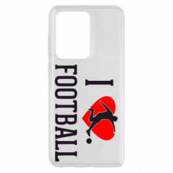 Чохол для Samsung S20 Ultra I love football - PrintSalon