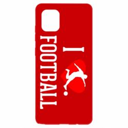 Чохол для Samsung Note 10 Lite I love football - PrintSalon