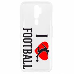 Чохол для Oppo A5/A9 2020 I love football - PrintSalon