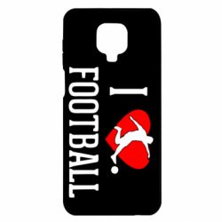 Чохол для Xiaomi Redmi Note 9S / 9Pro / 9Pro Max I love football - PrintSalon