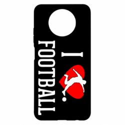 Чохол для Xiaomi Redmi Note 9 5G/Redmi Note 9T I love football - PrintSalon