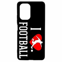 Чохол для Xiaomi Poco F3/K40 I love football - PrintSalon