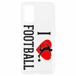 Чохол для Realme 7 Pro I love football - PrintSalon