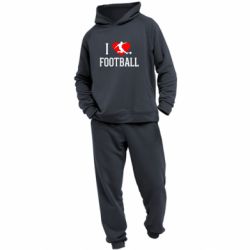 Чоловічий костюм I love football - PrintSalon