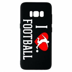 Чохол для Samsung S8 I love football - PrintSalon