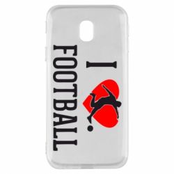 Чохол для Samsung J3 2017 I love football - PrintSalon