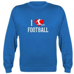 Світшот I love football - PrintSalon