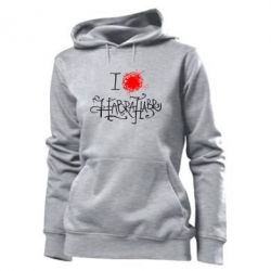 Женское худи I love Habrahabr - PrintSalon