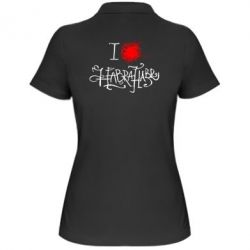 Женское поло I love Habrahabr - PrintSalon