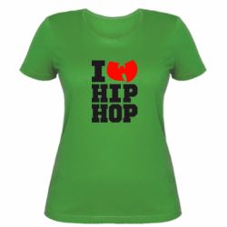 Жіноча футболка I love Hip-hop Wu-Tang - PrintSalon