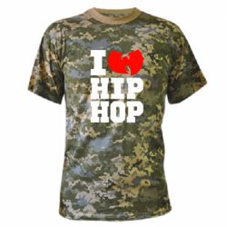 Камуфляжна футболка I love Hip-hop Wu-Tang