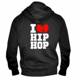 Чоловічі худі на блискавці I love Hip-hop Wu-Tang