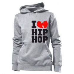 Худі жіноче I love Hip-hop Wu-Tang - PrintSalon
