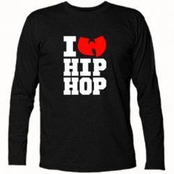 Футболка с длинным рукавом I love Hip-hop Wu-Tang-PrintSalon Футболка с длинным рукавом I love Hip-hop Wu-Tang