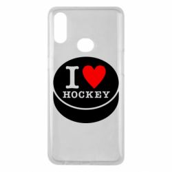 Чохол для Samsung A10s I love hockey-PrintSalon Чохол для Samsung A10s I love hockey