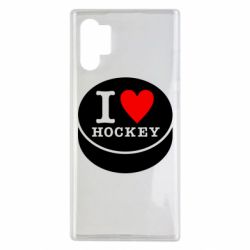 Чехол для Samsung Note 10 Plus I love hockey - PrintSalon