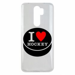 Чехол для Xiaomi Redmi Note 8 Pro I love hockey