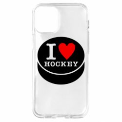 Чехол для iPhone 12 mini I love hockey-PrintSalon Чехол для iPhone 12 mini I love hockey