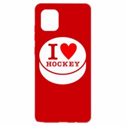 Чехол для Samsung Note 10 Lite I love hockey - PrintSalon