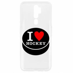 Чехол для Oppo A5/A9 2020 I love hockey - PrintSalon