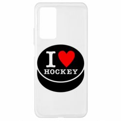 Чехол для Xiaomi Mi 10T/10T Pro I love hockey - PrintSalon