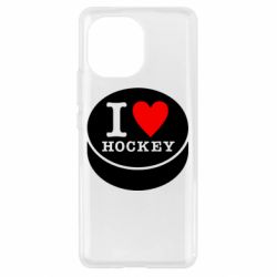 Чехол для Xiaomi Mi11 I love hockey - PrintSalon