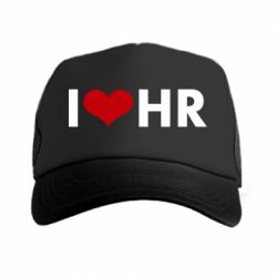 Кепка-тракер I love HR - PrintSalon