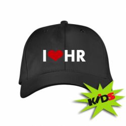 Детская кепка I love HR - PrintSalon