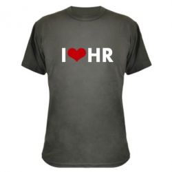 Камуфляжная футболка I love HR - PrintSalon