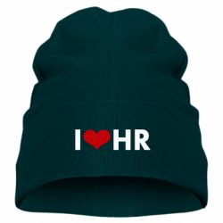 Детская шапка I love HR - PrintSalon