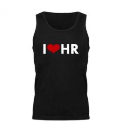Мужская майка I love HR - PrintSalon