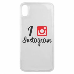 Чехол для iPhone Xs Max I love Instagram-PrintSalon Чехол для iPhone Xs Max I love Instagram