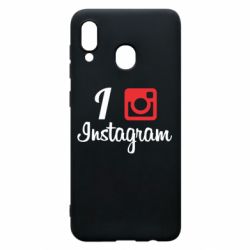 Чехол для Samsung A20 I love Instagram