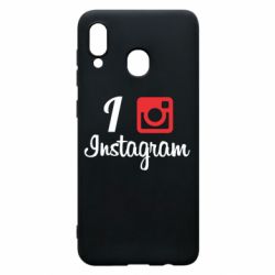 Чехол для Samsung A30 I love Instagram-PrintSalon Чехол для Samsung A30 I love Instagram