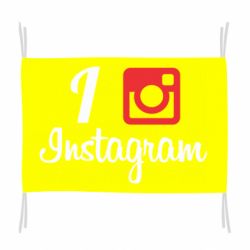 Флаг I love Instagram