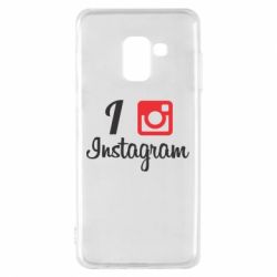 Чехол для Samsung A8 2018 I love Instagram