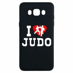Чехол для Samsung J7 2016 I love Judo - PrintSalon