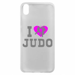 Чехол для Xiaomi Redmi 7A I love Judo - PrintSalon