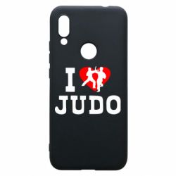 Чехол для Xiaomi Redmi 7 I love Judo - PrintSalon