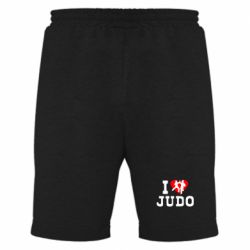 Мужские шорты I love Judo - PrintSalon