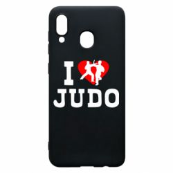 Чехол для Samsung A20 I love Judo - PrintSalon