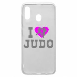 Чехол для Samsung A30 I love Judo - PrintSalon