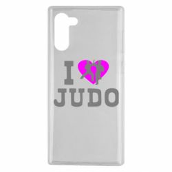 Чехол для Samsung Note 10 I love Judo - PrintSalon