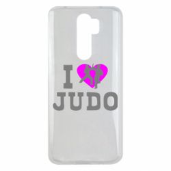Чехол для Xiaomi Redmi Note 8 Pro I love Judo - PrintSalon