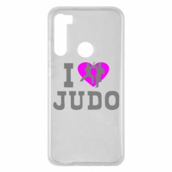 Чехол для Xiaomi Redmi Note 8 I love Judo - PrintSalon