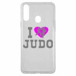 Чехол для Samsung A20s I love Judo - PrintSalon