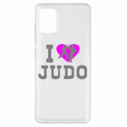 Чехол для Samsung A51 I love Judo