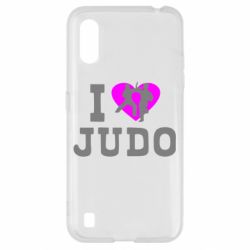 Чехол для Samsung A01/M01 I love Judo - PrintSalon