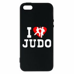 Чехол для iPhone5/5S/SE I love Judo - PrintSalon